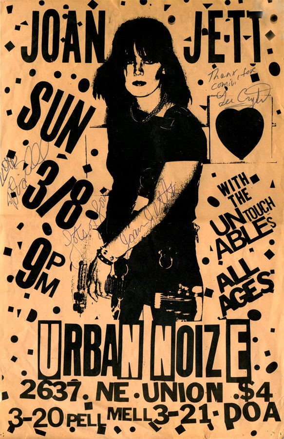 Untouchables open for Joan Jett 1981