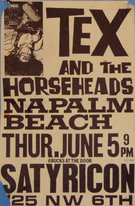 Tex and the Horseheads with Napalm Beach at Satyricon